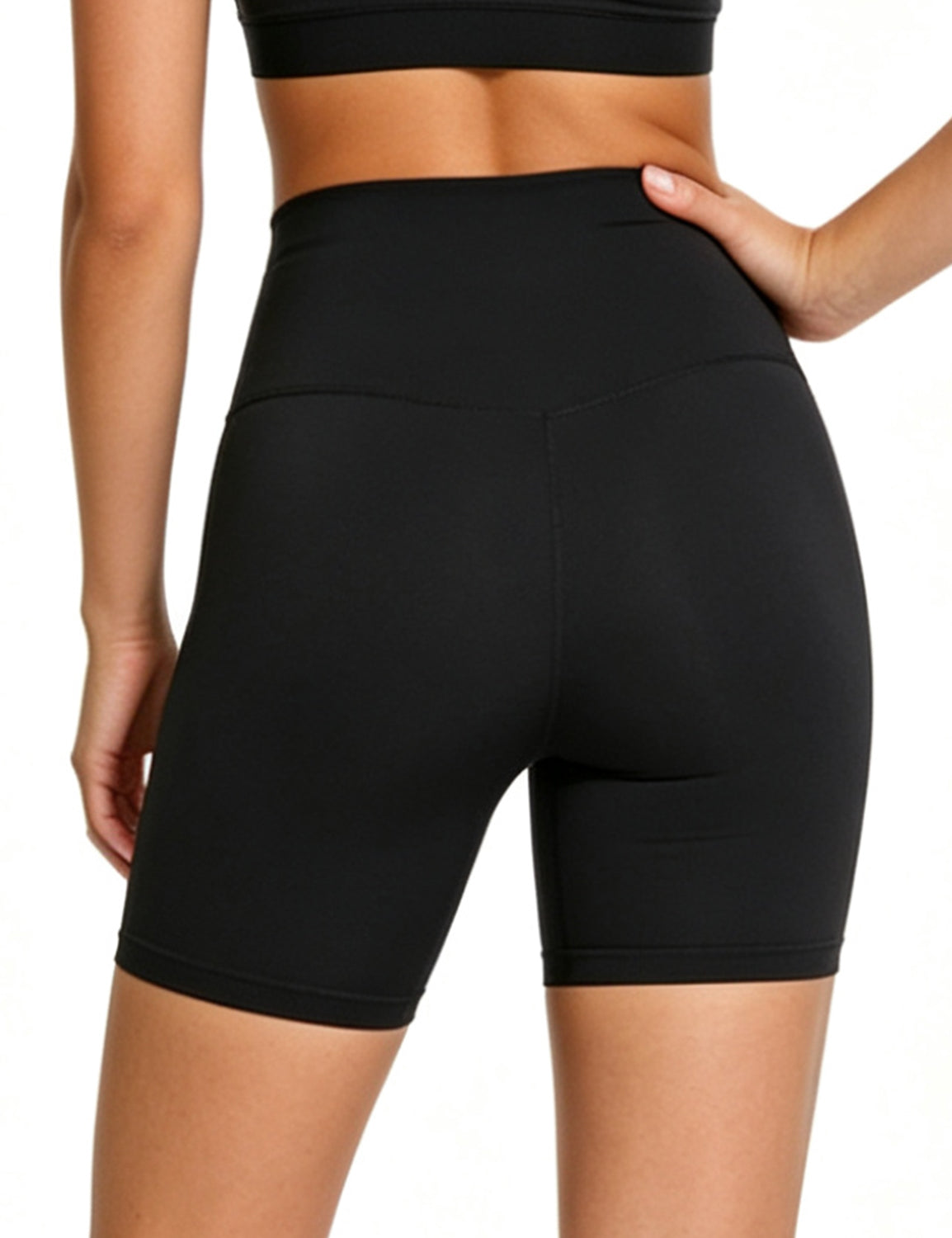 Orin Women High Waisted Biker Shorts with Hidden Pocket