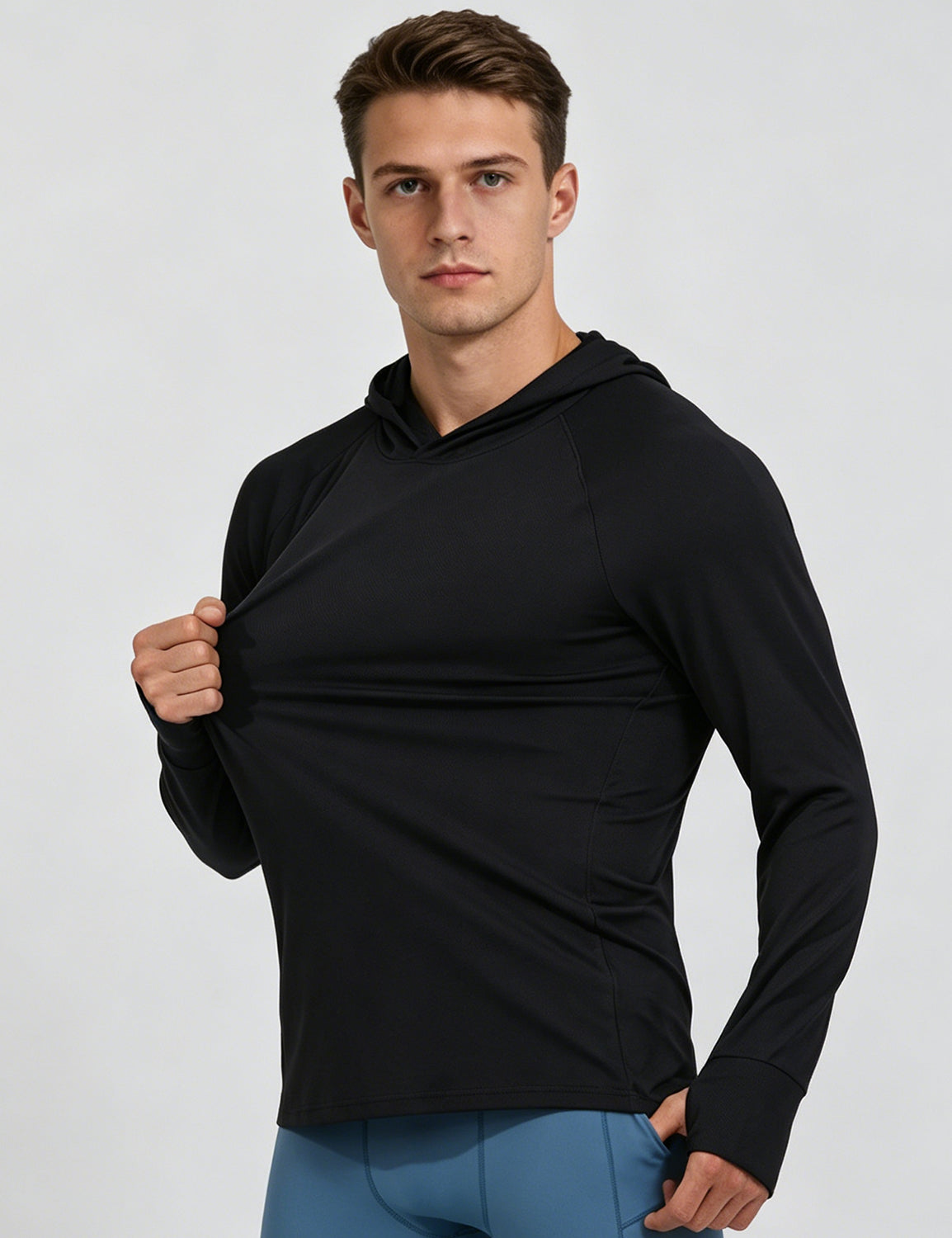 Orin Men's Outdoor Running Hooded Long Sleeve Top