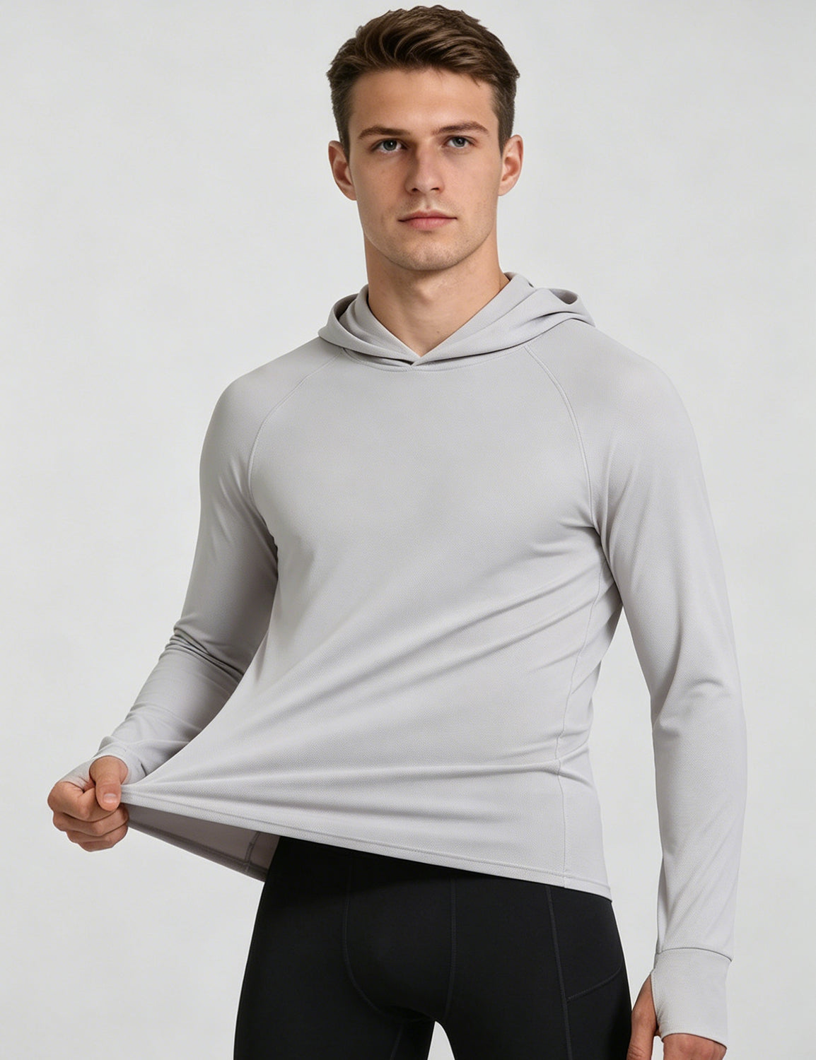 Orin Men's Outdoor Running Hooded Long Sleeve Top