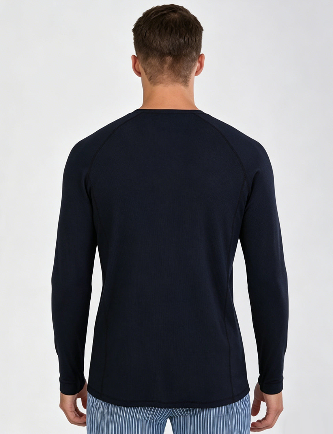 Orin Men's Quick-Dry Breathable Ice Silk Long Sleeve Running Top
