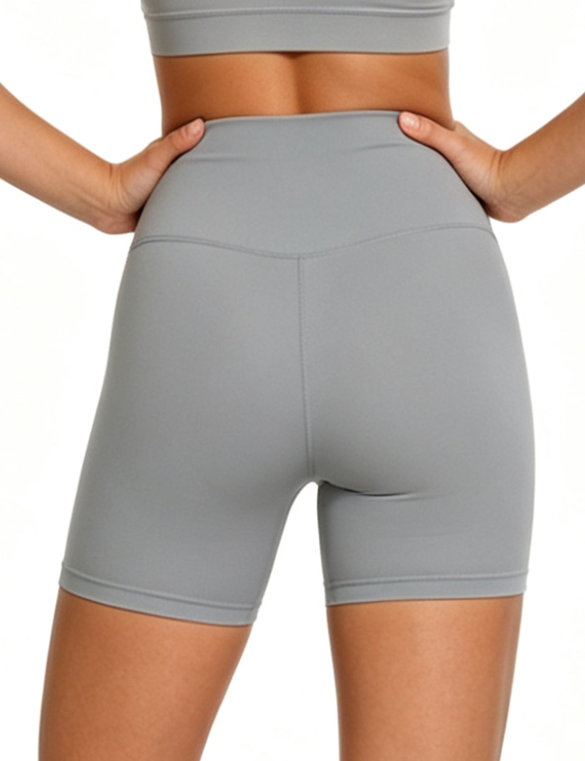 Orin Women High Waisted Biker Shorts with Hidden Pocket