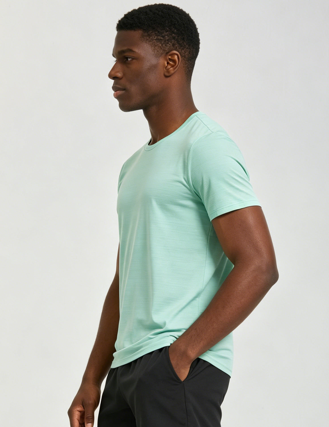 Orin Men's Stretch Crystal Silk Quick-Dry T-Shirt