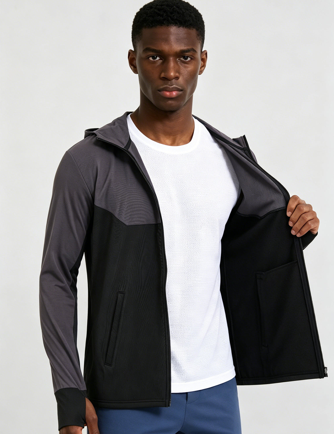Orin Men's Windproof Warm Hooded Sports Jacket