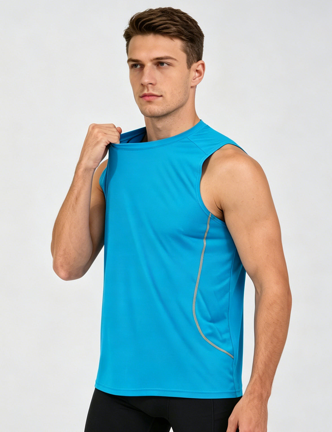 Orin Men's Wide Shoulder Breathable Sports Tank Top