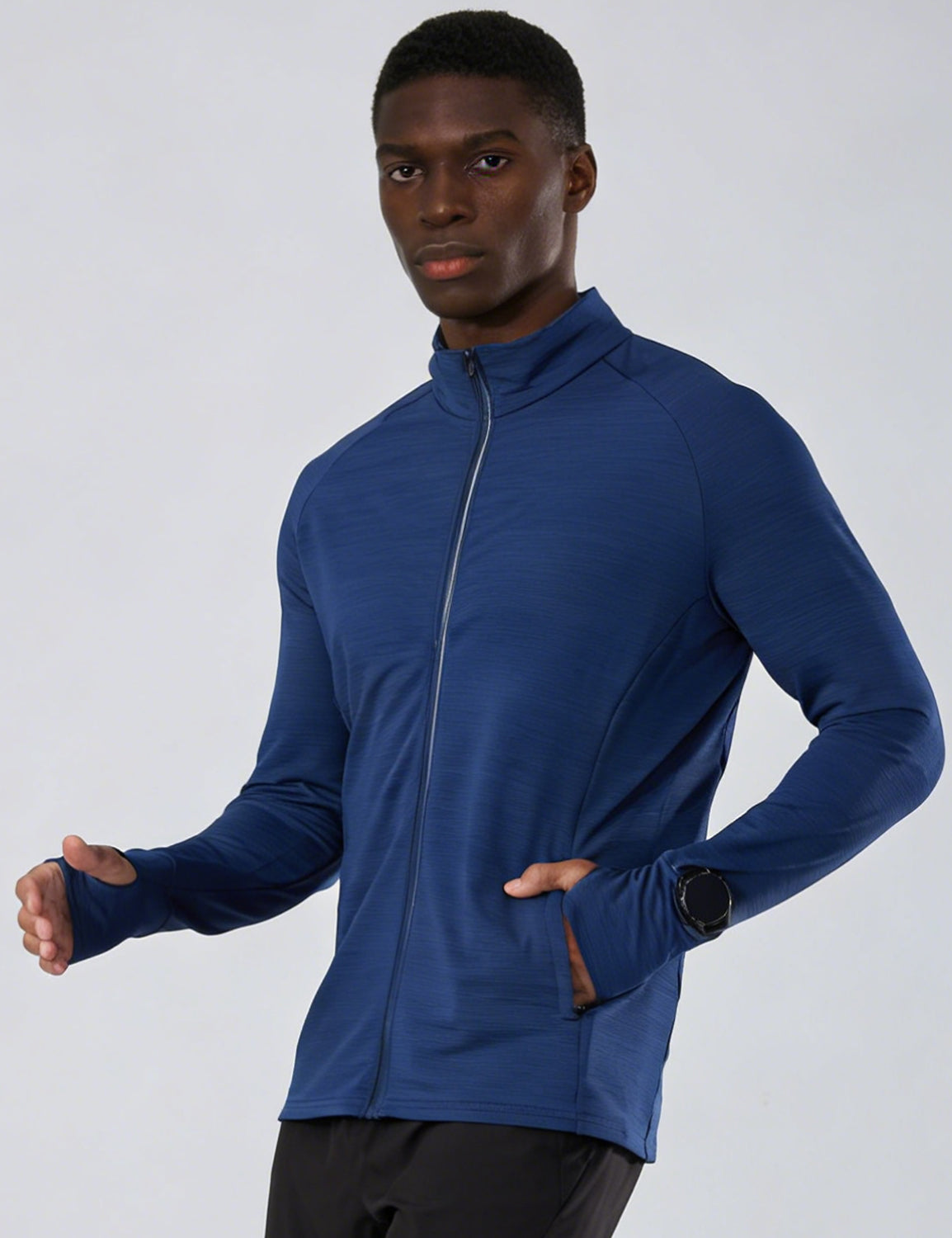 Orin Men's Zip-Up Stand Collar Sports Long Sleeve Jacket