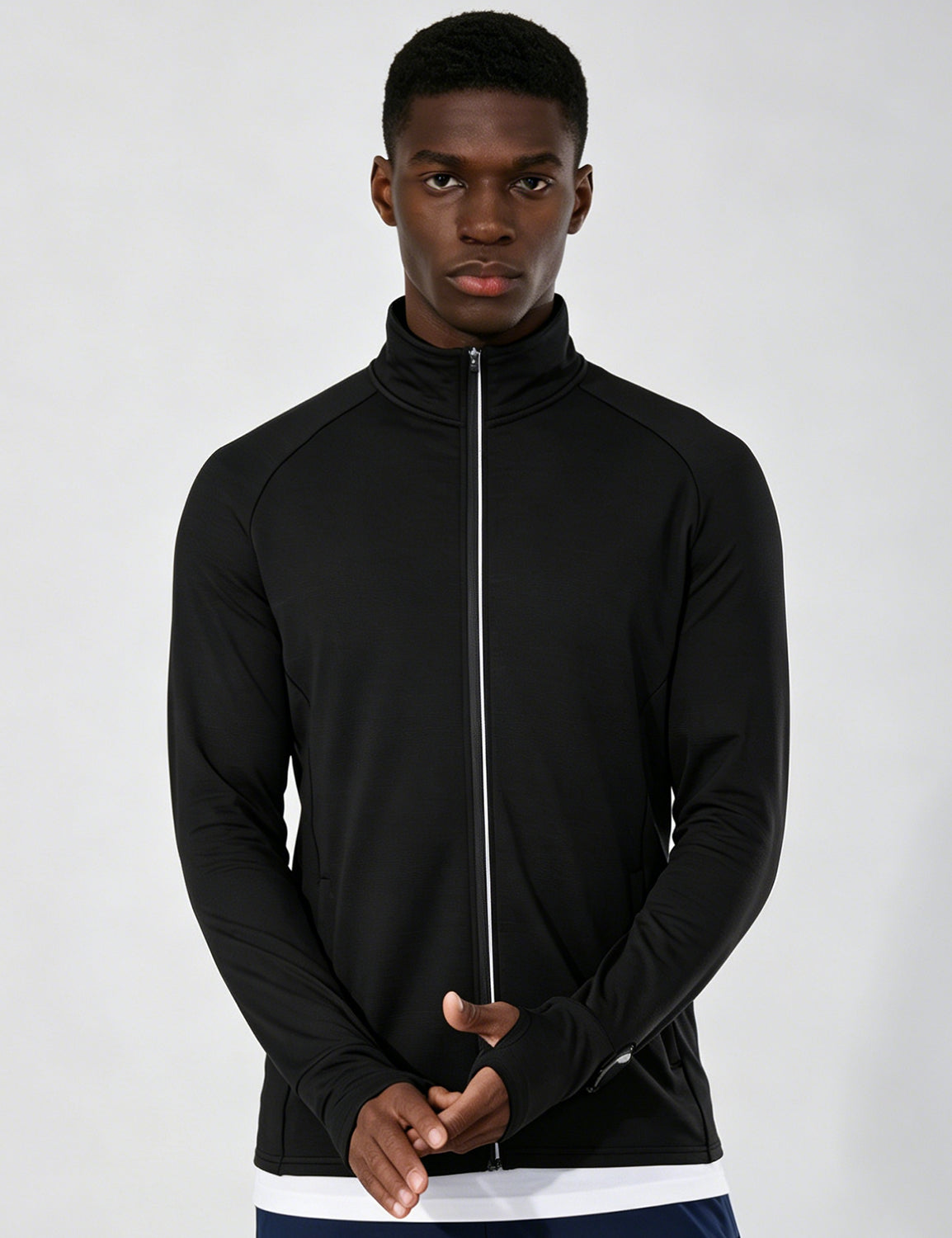 Orin Men's Zip-Up Stand Collar Sports Long Sleeve Jacket